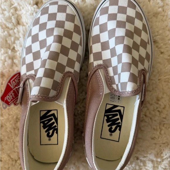 Vans women size 5 Slip-On Checkerboard Sneakers - Etherea - Picture 4 of 5